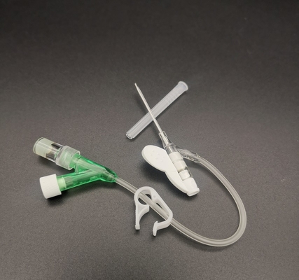 Tipo disponible verde transfusión de la cánula Y del intravenoso 18G de sangre quirúrgica de la infusión del catéter