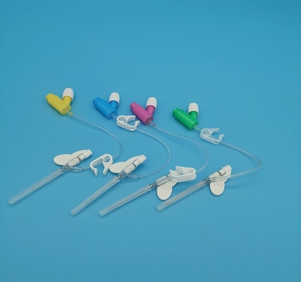 Tipo 24 cánulas amarilla disponible de la presión positiva Y del intravenoso para la infusión neonatal pediátrica