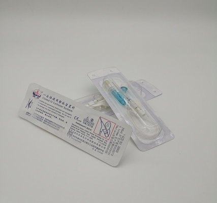 Tipo disponible del catéter 22G Y de la cánula IV de los adultos azules para la infusión rutinaria
