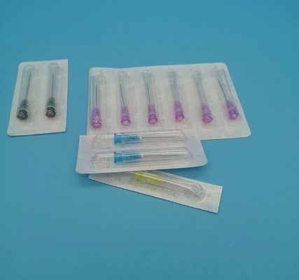 Color crema disponible de las jeringuillas hipodérmicas 19G del diámetro 1.1m m de la salida