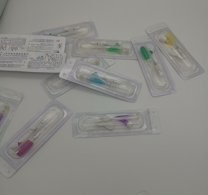 tipo rosa de 20G Y de la cánula del intravenoso para la transfusión de sangre de la infusión de la emergencia