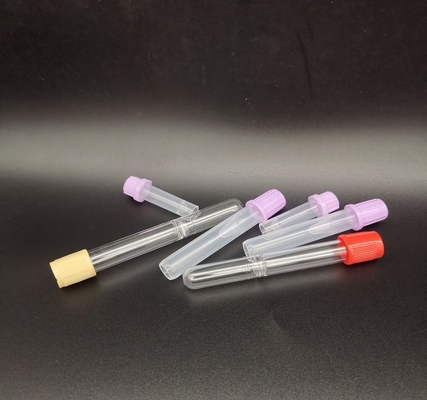 Los tubos de muestreo anaranjados médicos de la sangre de los PP 2.0ml fijaron el tubo esterilizado del llano del suero