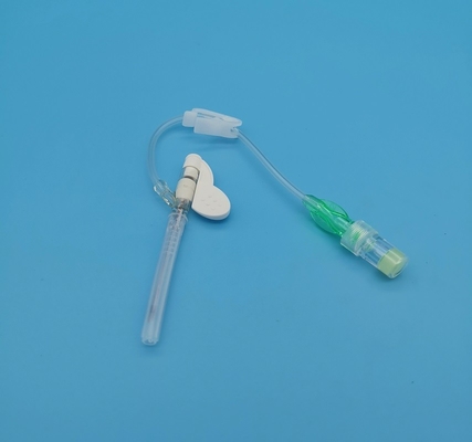 Tipo verde transfusión de la mariposa 18G de sangre quirúrgica disponible de la infusión de la cánula del intravenoso