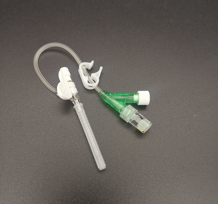 Tipo disponible verde transfusión de la cánula Y del intravenoso 18G de sangre quirúrgica de la infusión del catéter
