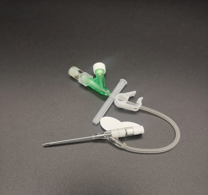 Tipo disponible verde transfusión de la cánula Y del intravenoso 18G de sangre quirúrgica de la infusión del catéter