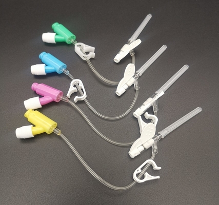 Violeta 304 Cánula IV desechable tipo Y 26G Presión positiva para vasos sanguíneos diminutos