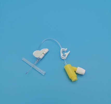 Tipo 24 cánulas amarilla disponible de la presión positiva Y del intravenoso para la infusión neonatal pediátrica