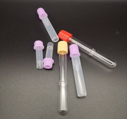 1.5 ml de suero médico de PP tubo de conservación de muestras esterilizado verde EDTA tubo plano