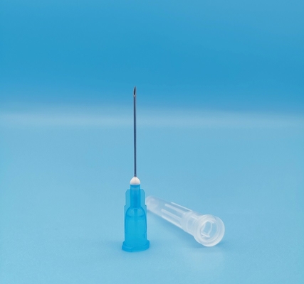 Diámetro azul 1.8m m 15G de la salida de Grey Disposable Needle Syringe Inclined para la medicina