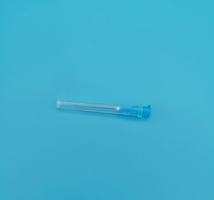 Diámetro azul 1.8m m 15G de la salida de Grey Disposable Needle Syringe Inclined para la medicina