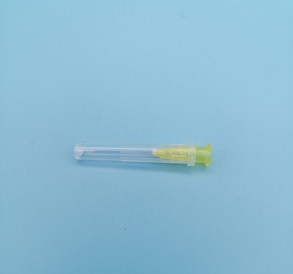 Agujas disponibles amarillas claras de la jeringuilla inclinadas para la inyección fuera del diámetro 2.7m m 12G