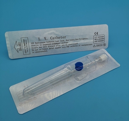 20G Cánula IV rosa desechable para perfusión intravenosa