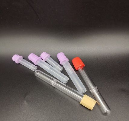 los tubos capilares transparentes inferiores de la sangre de la extremidad 1.5ml fijaron por esterilizar